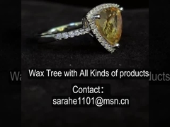 Unisexe pierre de naissance de novembre bague de fiançailles 4,84g jaune citrine