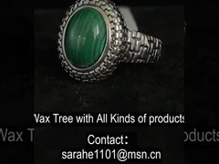 Femmes 925 Anneaux de pierre précieuse en argent Anneaux de fiançailles en malachite en forme d'oeuf ovale