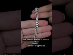 7.05g Hip Hop Bling Bracelets Lettre Couple de Diamants