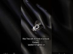 Bagues scintillantes en argent 925 CZ en forme de poire coupée radiante