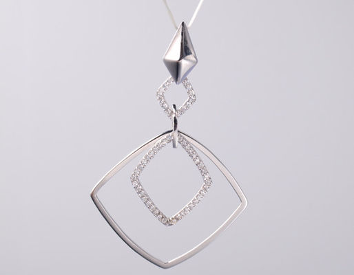 Collier en argent sterling au zircon 925