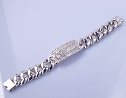 le bracelet argenté 100g de 19cm 925 CZ a personnalisé Sterling Silver Friendship Bracelets