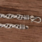 Antiquité faite main de S925 Chunky Chain Link Bracelet Mens