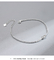 La personnalité minimaliste 925 Sterling Silver Bracelet Love Knot perle les bijoux à chaînes