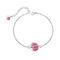 Façonnez Opal Stone Crystal Bracelet 925 Sterling Silver Jewelry For Women