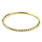 Argent du bracelet 925 de bijoux d'or avec le bracelet de placage à l'or 18K pour la femme