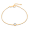 L'or a plaqué 925 Sterling Cubic Zirconia Bracelet Jewelry que les femmes argentent des bracelets