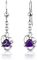 Rhodium pendant de Sterling Silver Jewelry Set Earrings du collier 925 des femmes