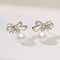 Ensemble de bijoux du S925 des femmes de Sterling Silver Jewelry Pearl Butterfly des boucles d'oreille 925 de collier