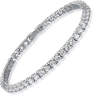 925 Bracelet en argent sterling avec boucle d'oreille Jeux de bijoux en argent