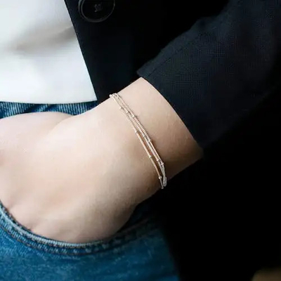 Concepteur simple de mode du bracelet de Diamond Women sensible de charme