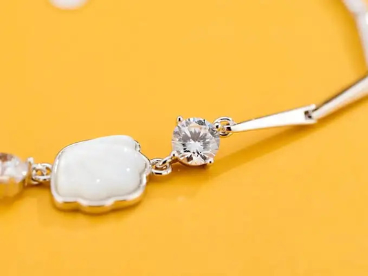 Bracelet réglable 925 Sterling Silver Designer du charme des femmes