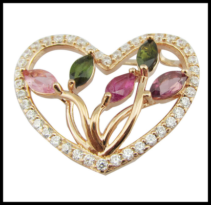 Chaîne de tourmaline type Médaillon en pierre précieuse en argent naturel et collier en pierre précieuse en argent sophistiqué