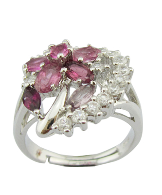 Anneaux de pierre précieuse en argent sterling avec 925 Anneaux de pureté Taille 7 10 Convient