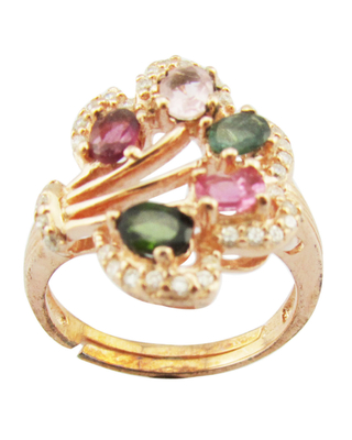 925 Sterling Silver Gemstone Rings Plating Color Rhodium La taille de la pierre principale est de 6 mm-10 mm
