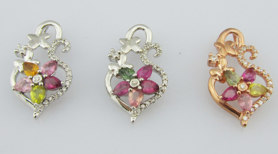 Collier en tourmaline coloré pour une fête de mariage de tous les jours - Simple mais élégant