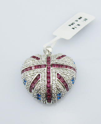 Cerceions à pendentif classiques en argent 925 avec fermeture à homard