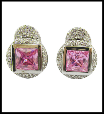Boucles d'oreilles en forme de cœur en zirconium cubique de qualité AAA hypoallergénique pour les fêtes occasionnelles