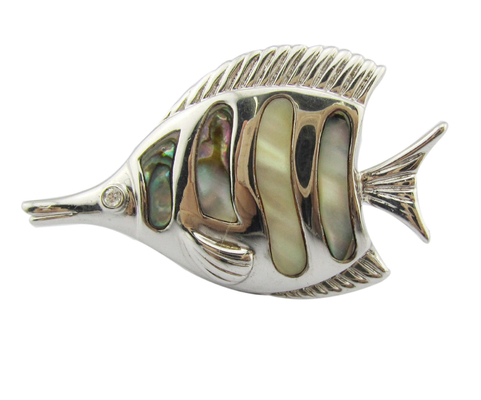 Coloriage en coquille argentée pendentif en pierre précieuse collier en cristal de zircon pour les fêtes de tous les jours