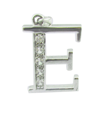 Jeux de lettres 925 Argent CZ Pendentif Pour les vacances d'été