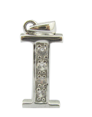 Collier en argent sterling 925 Cube Zirconia Alphabet Collier avec Abalone Shell bijoux en argent personnalisés pierres de zircon