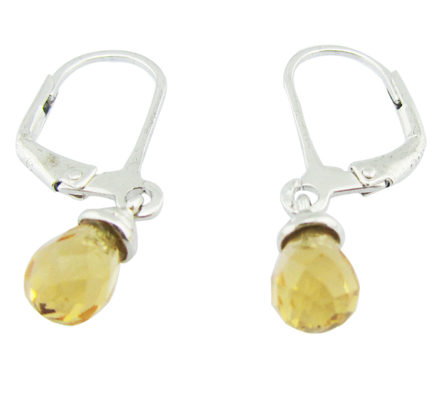 Boucles d'oreilles en argent portable Sterling CZ Style à la mode et vintage Fils français Boucle d'oreille CZ
