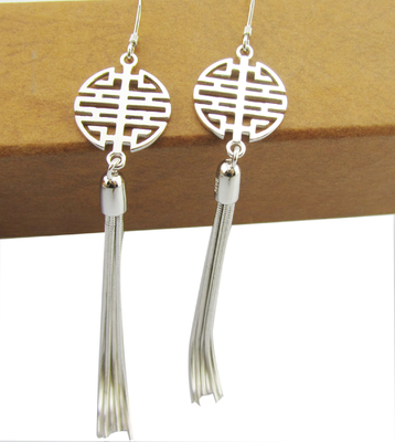 Fashion 925 Silver CZ Boucles d'oreilles pour les occasions décontractées bijoux bricolage