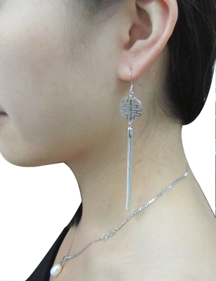 Fashion 925 Silver CZ Boucles d'oreilles pour les occasions décontractées bijoux bricolage