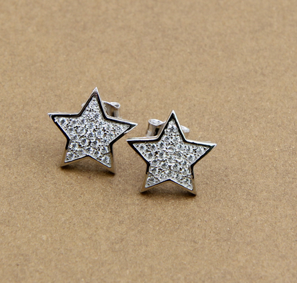 Boucle d'oreille Star Stud Twinkling Star 925 Sterling Silver Stud Boucles d'oreilles pour le quotidien Glamour véritables boucles d'oreilles en argent sterling