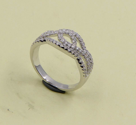 Argent Main 925 Argent CZ Anneaux pour bijoux ou décorations argent sterling bague d'amour pour femmes bagues en argent Cool Ring