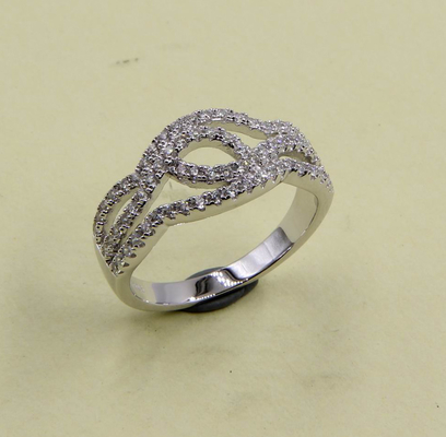 Argent Main 925 Argent CZ Anneaux pour bijoux ou décorations argent sterling bague d'amour pour femmes bagues en argent Cool Ring