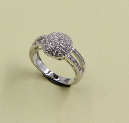 Rings à bille en argent sterling 925 Anneaux à bille en argent froid