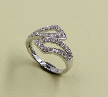 Anneaux en zirconium cubique AAA en argent sterling 925 Anneaux en argent sterling