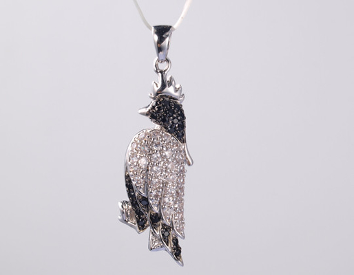 Faisan Design 925 Silver Pendant Chain pour les vacances d'été charmes pour bijoux argent cz pendant