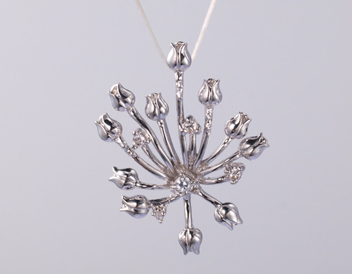 Faisan Design 925 Silver Pendant Chain pour les vacances d'été charmes pour bijoux argent cz pendant