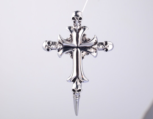 Nouvelle collection de croix 925 argent sterling pendentif religieux avec glace de zirconium cube scintillant pendentif croisé