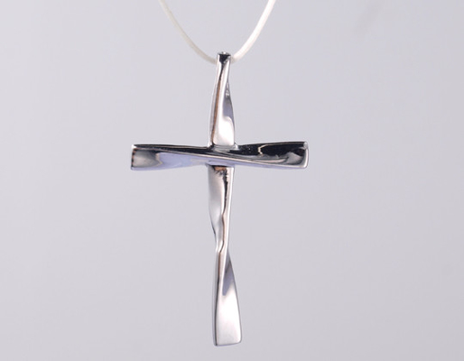 925 Collier de croix en argent sterling avec charmes de design religieux pour bijoux Collier de croix collection de bijoux