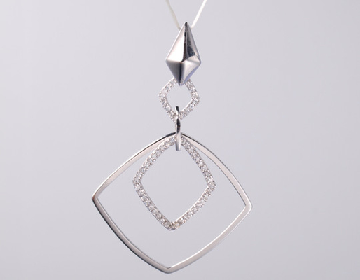 Collier de collection géométrique en forme de goutte à goutte de perle avec pierres CZ 925 Argent Sterling bijoux accessoire argent
