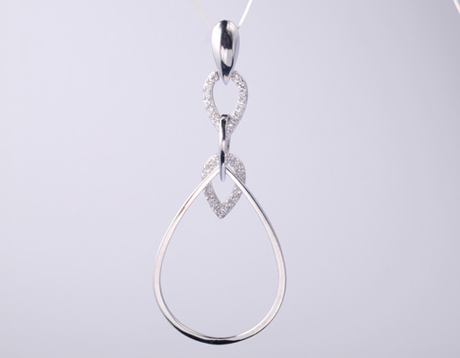 Des cercles ronds Forme de collection géométrique Pendentif avec pierres CZ 925 Argent Sterling bijoux accessoire Argent sterling argent pendentif argent cz pendentif Géométrie