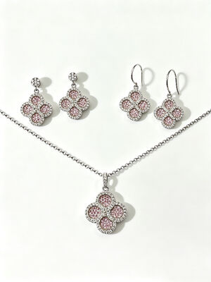 Meilleur pour la Coupe du monde de 2026 Poids léger Beau ensemble de bijoux en argent 925 avec AAA Cube Zirconia Décheau pendentif Boucles d'oreilles et bague pour mariage et cadeaux, ensemble de bijoux colorés en aquamarin Same Colleciton