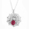 Les bijoux de Ruby Silver 925 ont placé 14,26 grammes de Sterling Silver Spider Pendant