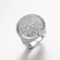 disque Tiffany Interlocking Circles Ring de 6.8g Sterling Silver Open Circle Ring