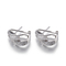 Zircon argenté Sterling Silver Mini Hoop Earrings de boucles d'oreille de cercle de 4.45g 8mm