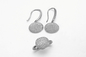 4.45g faits main balancent les boucles d'oreille argentées de goujon des boucles d'oreille S925 pour des femmes