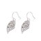 Les boucles d'oreille 2.12g de Tiffany Sterling Silver Cubic Zirconia Drop Miroir-ont poli