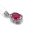 collier pendant de perle de Prada de la pierre gemme 2.21g 925 argentée avec Ruby Pendant