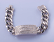 50 grammes 925 de bracelet argenté 17cm Michael Kors Sterling Silver Bracelet de la CZ