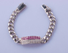 13.5cm 925 zircon argenté Pinky White du bracelet AAA+Grade de la CZ