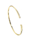 ensemble ouvert de bracelet de cercle de Diamond Bangle 4.0g d'or de 0.12ct 18K