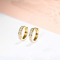 Couleur simple de Diamond Earrings 2.3g trois d'or d'OL 18K CONTRE la clarté
